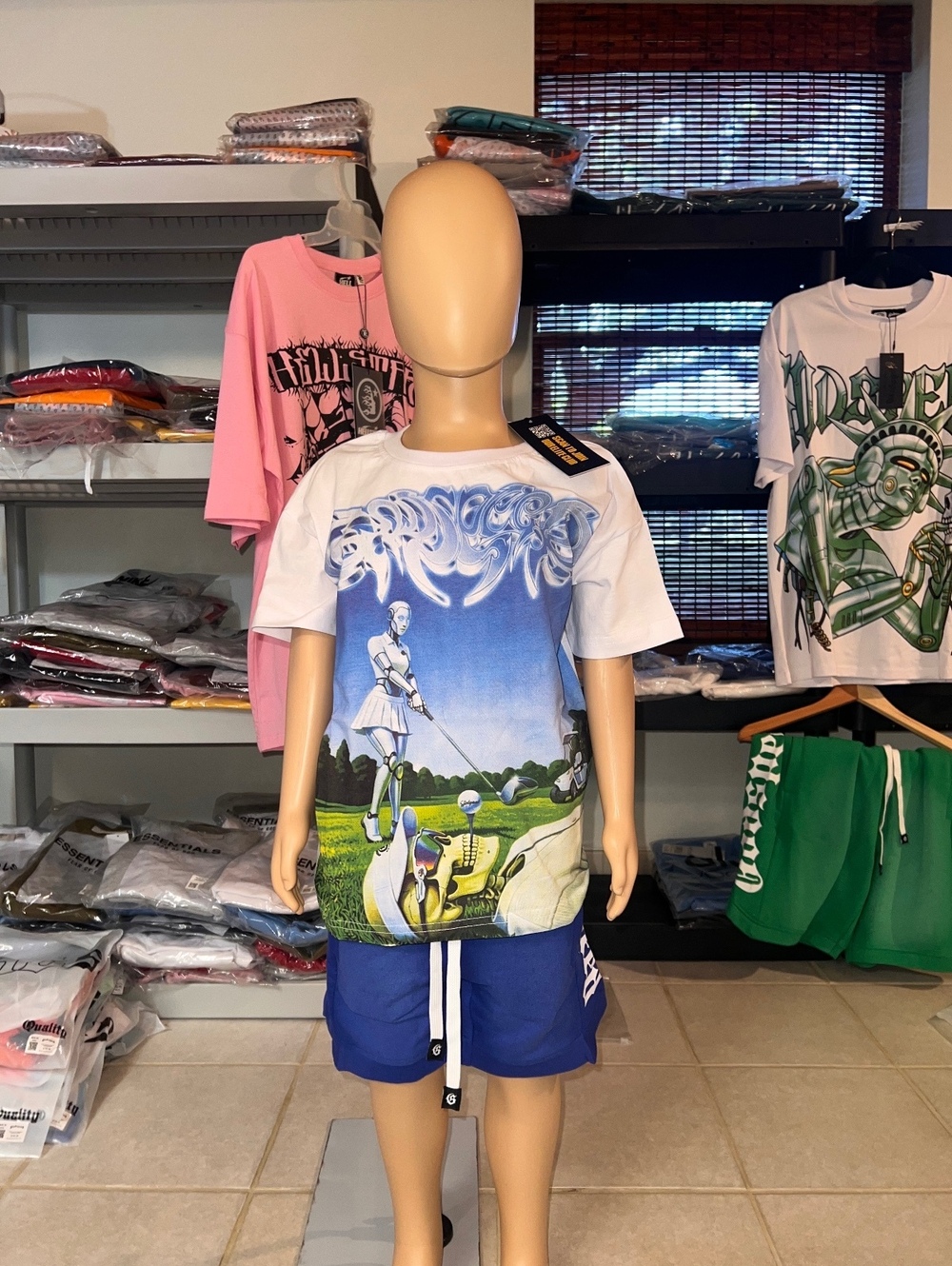Kids Godspeed shirt/short set 10-11T